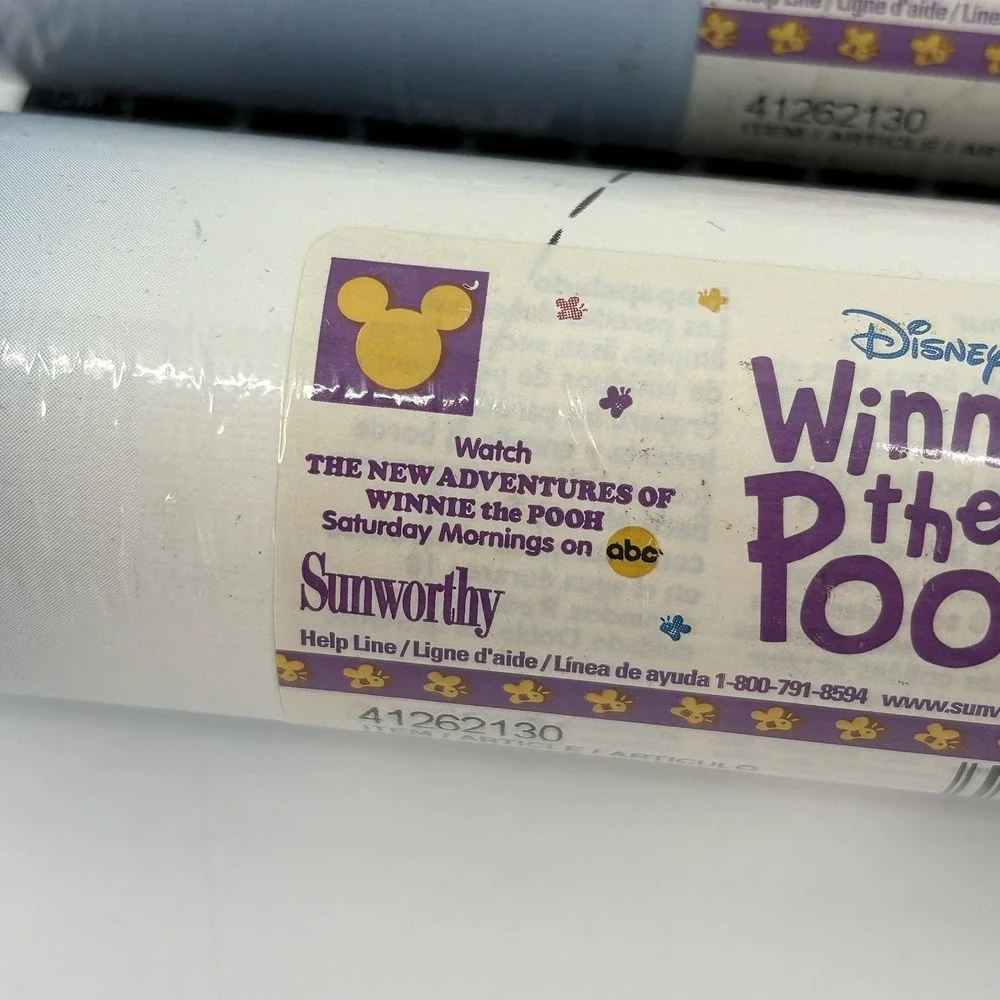 Disney Winnie The Pooh Pre-pasted Wallpaper Border 5 Yard Each 2 Rolls Imperial